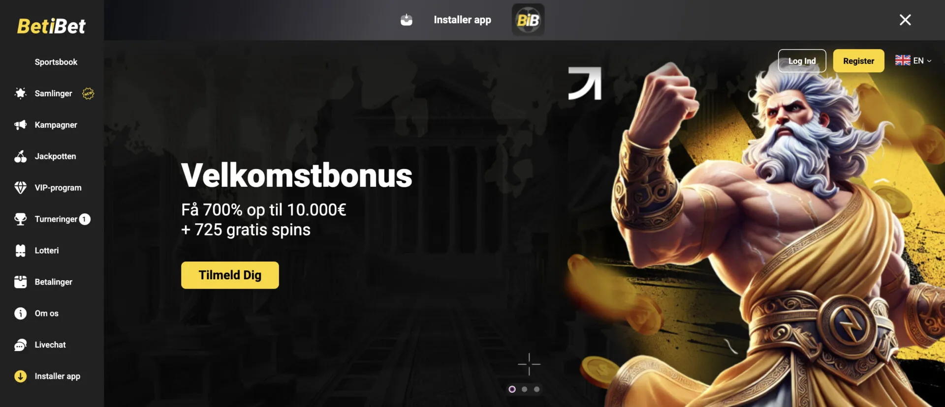 Betibet Casino med Siirto-betalinger